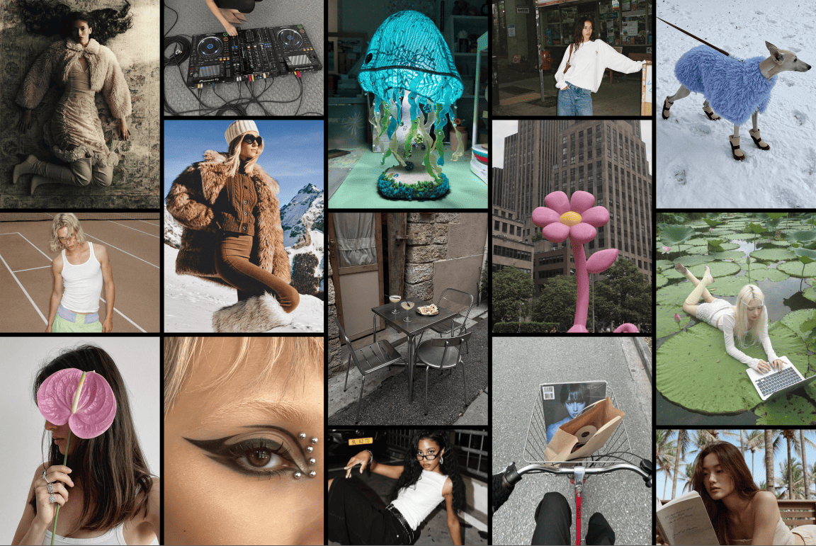 Woman with long dark hair lying on green grass, wearing a light-colored dress.