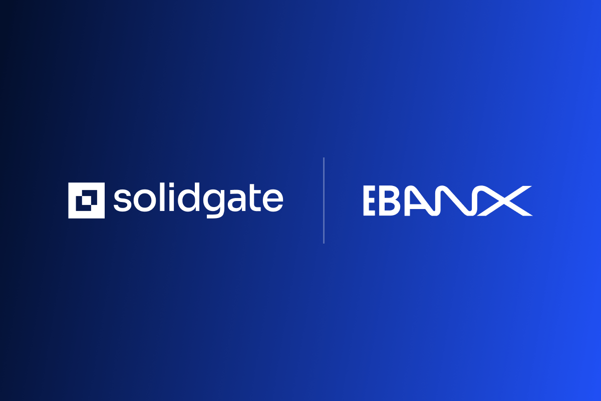 Solidgate x Ebanx logos.