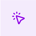 Click arrow on the pale purple background.