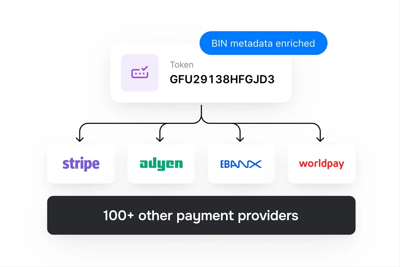 BIN metadata enriched payment token