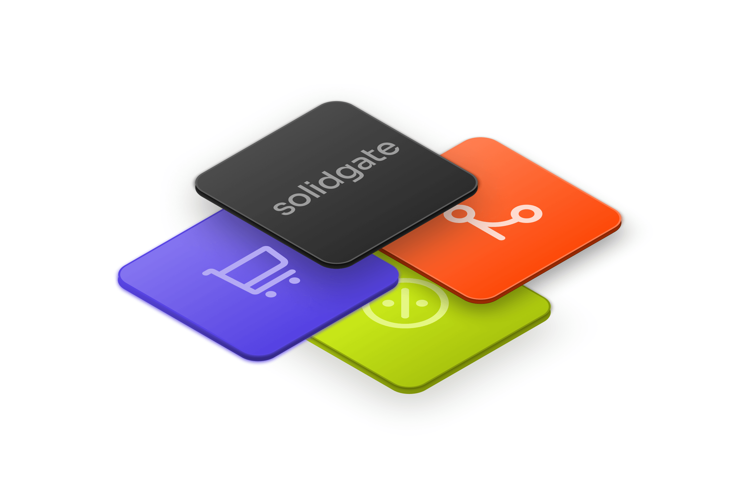 Four overlapping square icons illustrating best payment orchestration platforms.