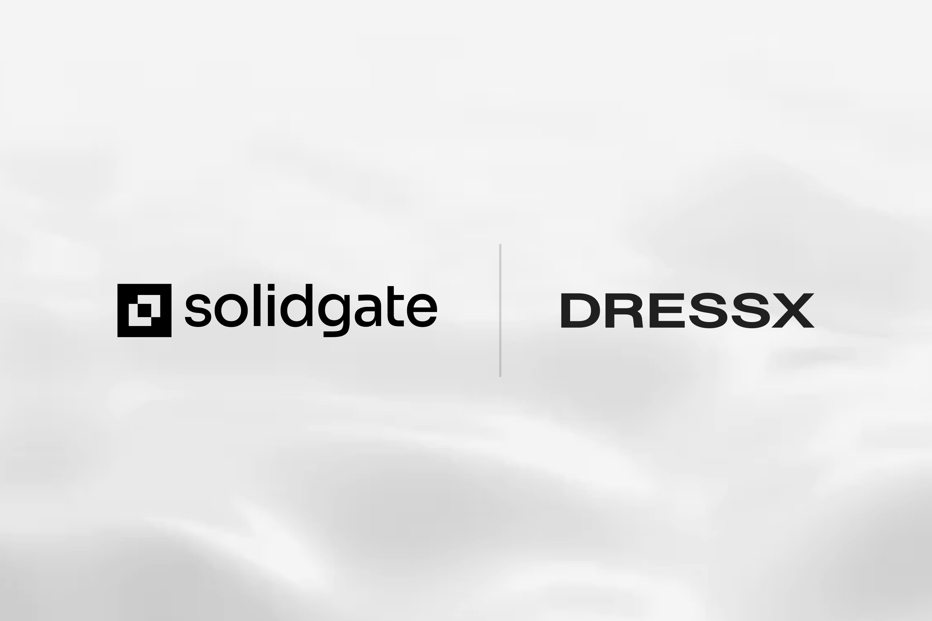 Solidgate and DRESSX logos.