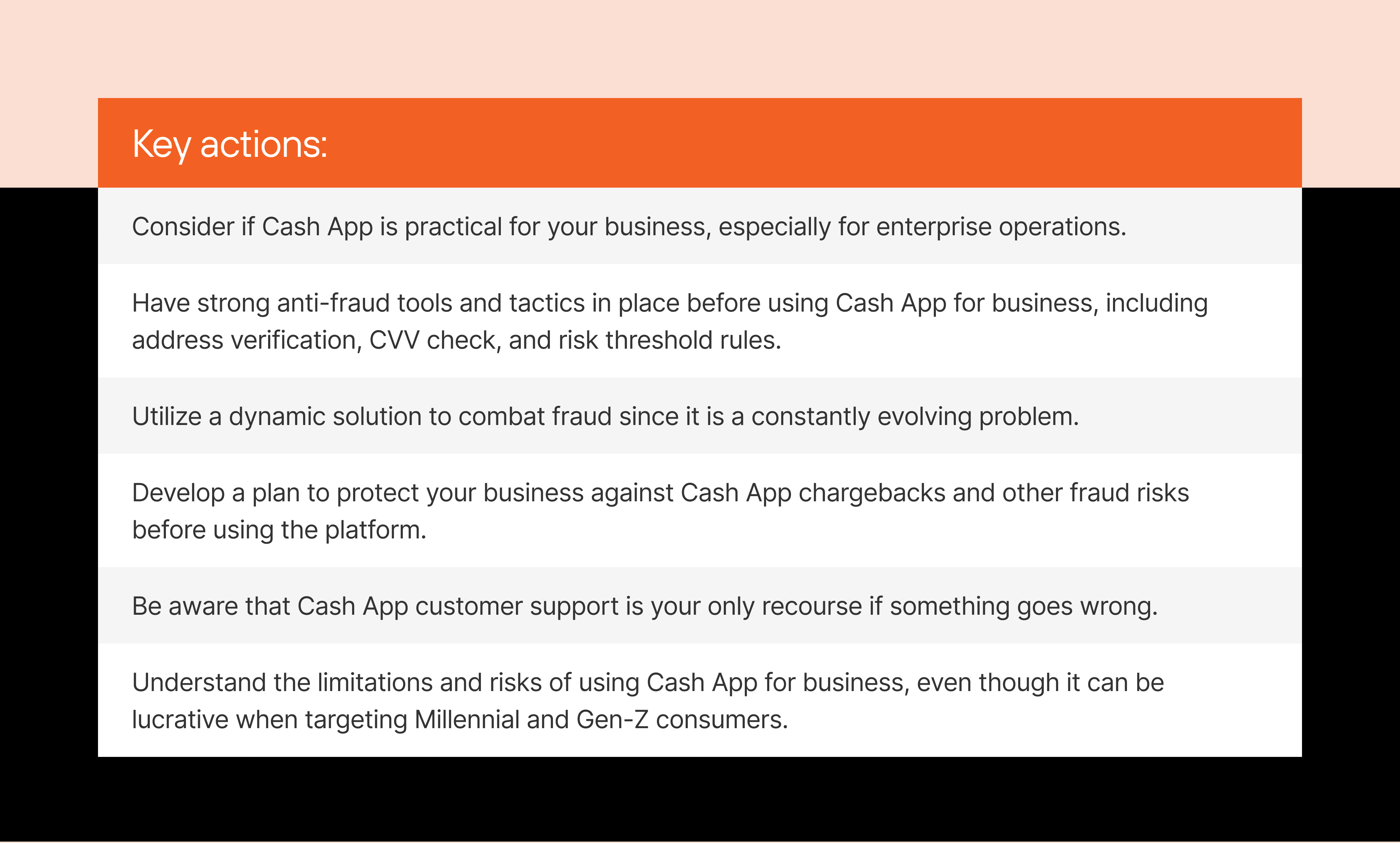 preventing cash app chargebacks
