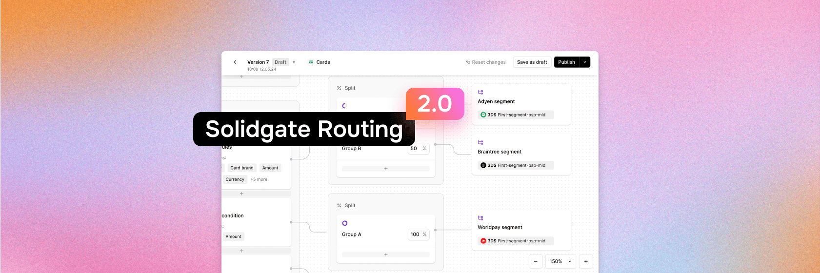 No-code Payment Routing 2.0 in HUB: Take control of your payment flows